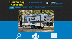 Desktop Screenshot of herveybaycaravans.com.au